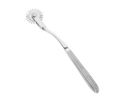 Love In Leather Single Wheel Wartenberg Wheel Silver Dental and Clinical